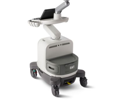 Philips Affiniti 50 ultrasound machine, rear view
