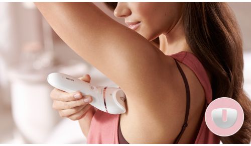 Hætte til følsomme områder at fjerne uønsket hårvækst