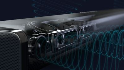 Dolby Atmos and Dolby Surround. Heighten the excitement