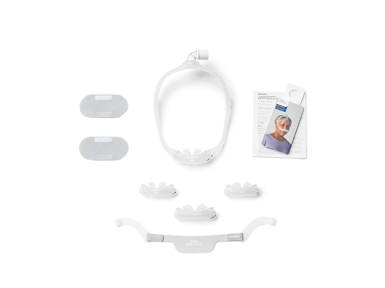 Eine weiche und komfortable gepolsterte CPAP-Maske