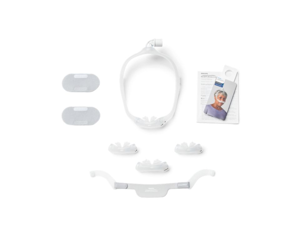 Eine weiche und komfortable gepolsterte CPAP-Maske