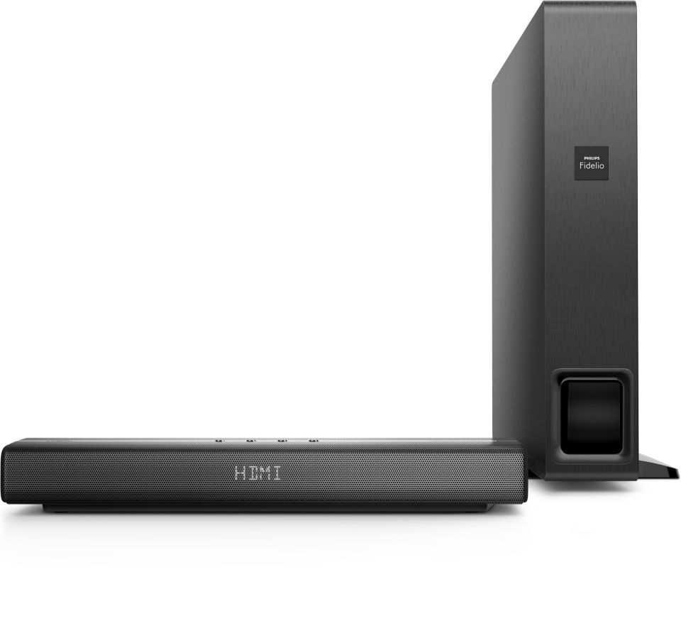 Philips fidelio soundbar hot sale wireless home theater