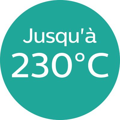 Température jusqu'à 230 °C pour des résultats parfaits