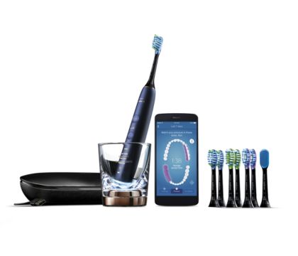 Philips Sonicare DiamondClean Smart Electric, Rechargeable toothbrush for  Complete Oral Care, with Charging Travel Case, 5 modes – 9500 Series,  Black, HX9924/11 : : Health & Personal Care