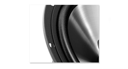 Sensitive cloth surround for maximum sound details