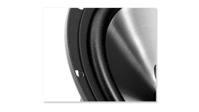 Sensitive cloth surround for maximum sound details