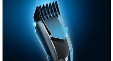 Cut hair flows away for 2x faster* clipping