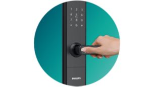 Unlock swiftly with one grip