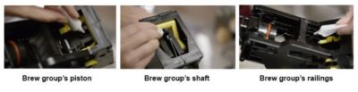 Lubricating the brew group of Philips espresso machine