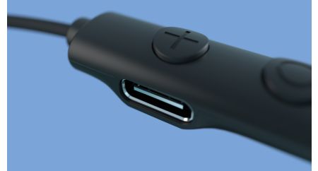 10 hours play time. USB-C charging