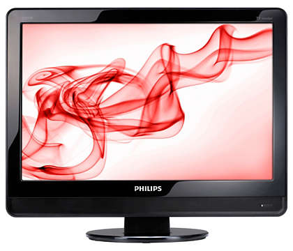 Monitor digital de TV de alta definición en una elegante unidad