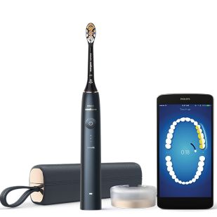 Sonicare DiamondClean Prestige Elektrische Zahnbürste mit SenseIQ - Blau