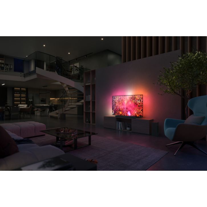 Low profile. Room-filling sound.