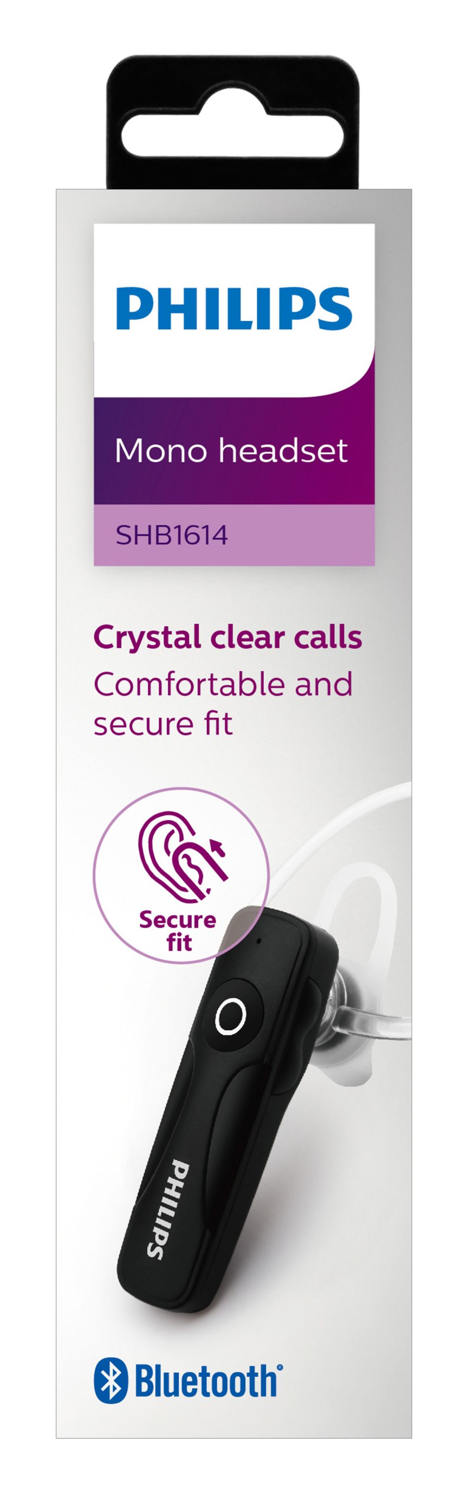 Bluetooth® mono headset SHB1614/97 | Philips