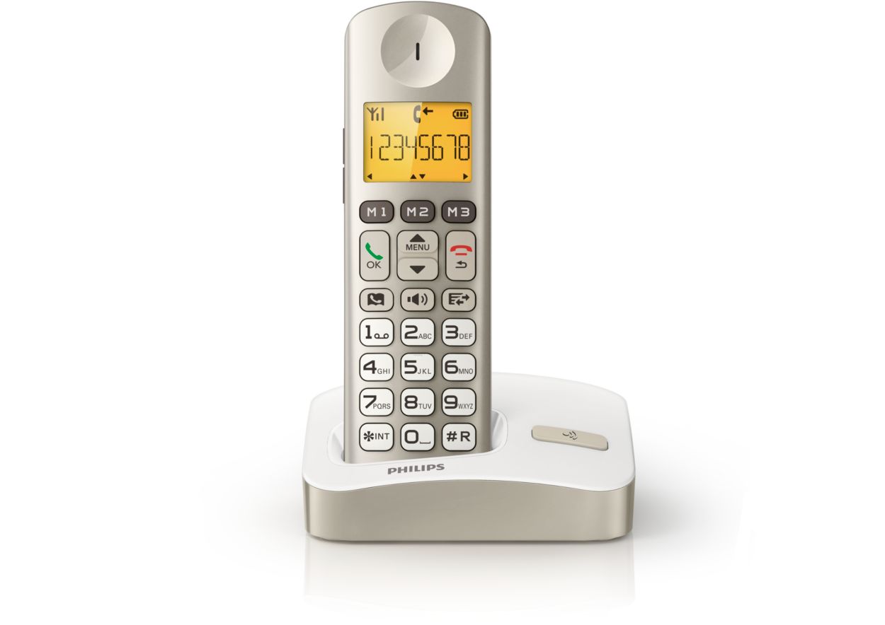 Philips xl4901s/23 - telefono fisso cordless, display da 1,9 , vivavoce  incorp