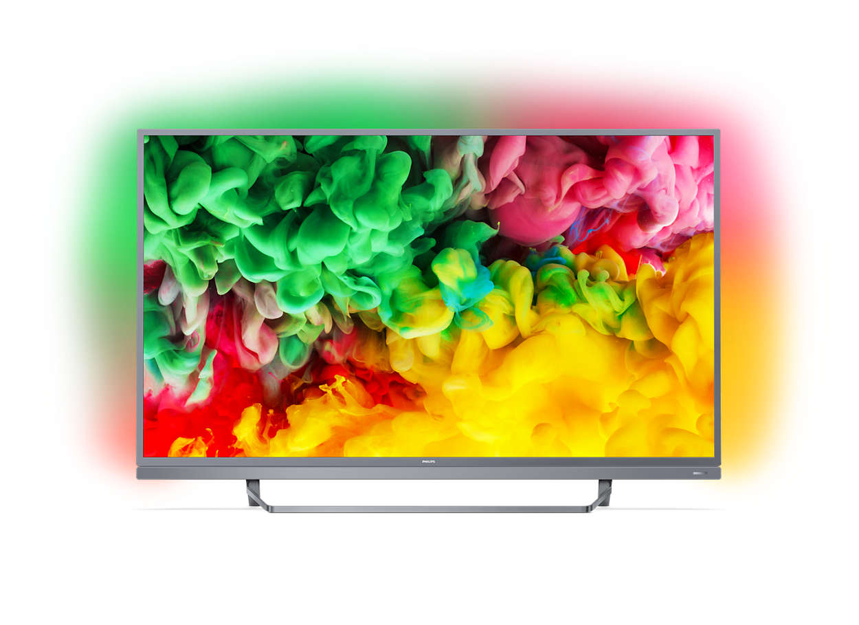 Ultraflacher 4K-UHD-LED-Smart TV