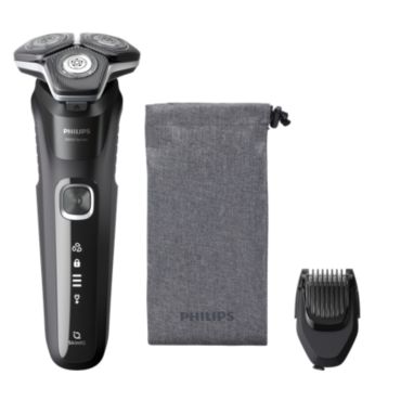 Shaver Series 5000 Barbeador elétrico: uso seco/molhado