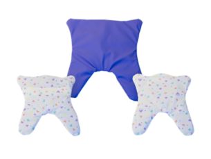 Gel positioning aids Family of gel-filled infant positioning