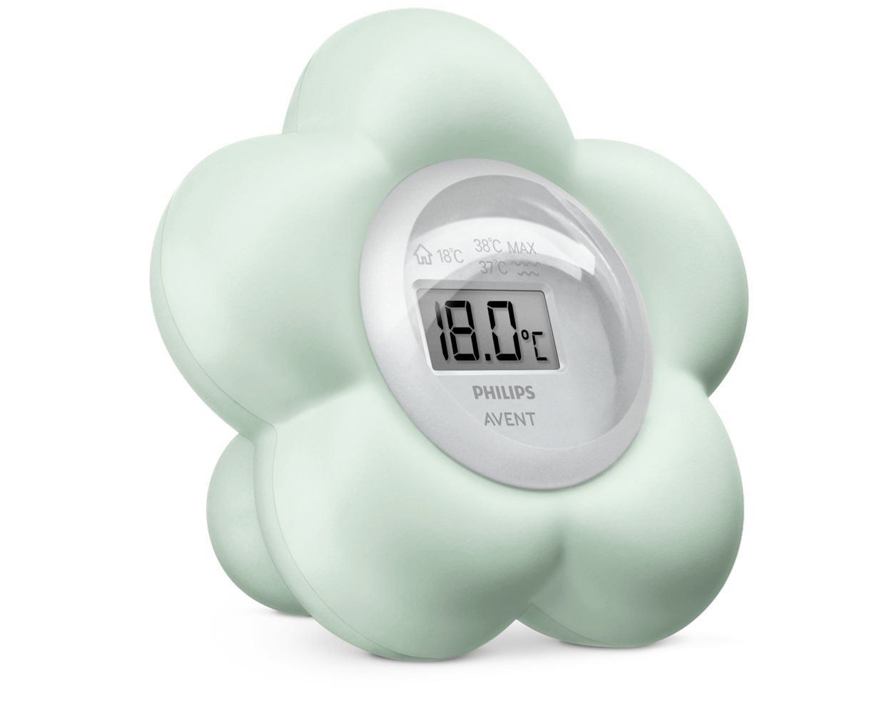 Philips Avent Thermomètre numérique de bain pour bébé, étanche et