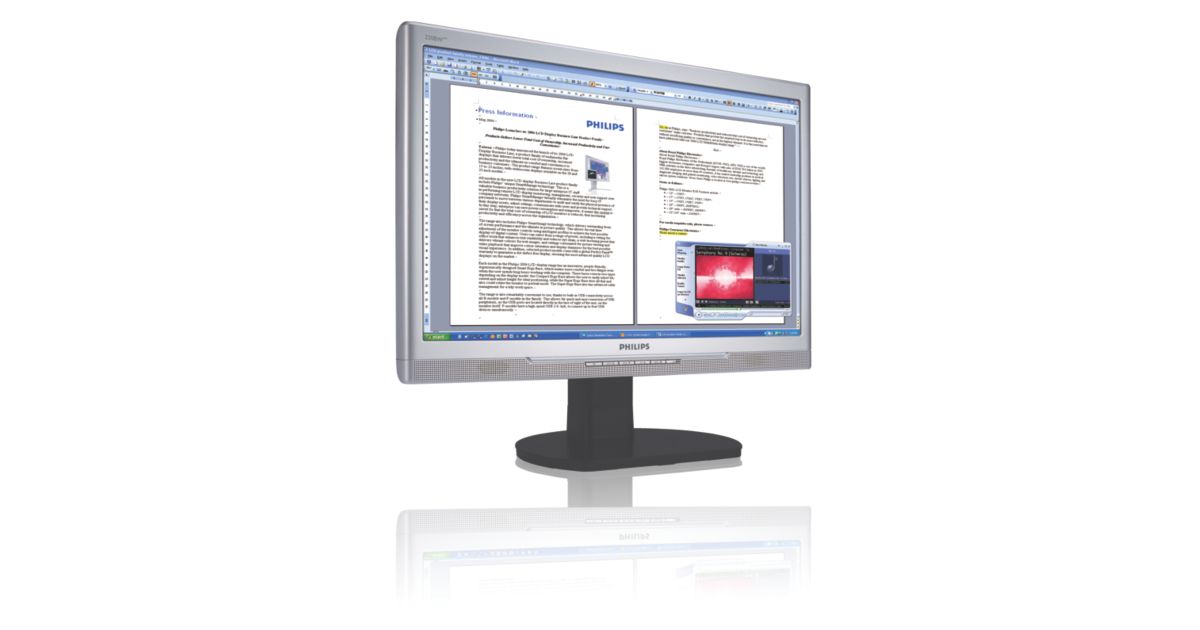 LCD widescreen monitor 220BW8CS1/05 | Philips