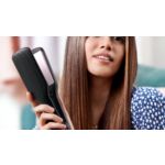 Suavidad y brillo fáciles para cabello grueso y largo