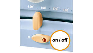 On/off switch for additional safety