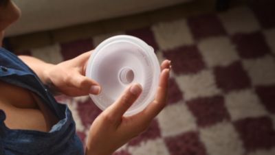 Silicone shields gently shape to your breasts
