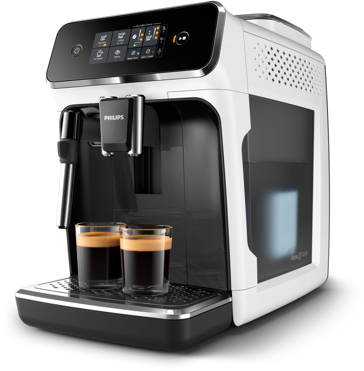 Philips Series 2200 Machines espresso entièrement automatiques, 2 boissons  Mousseur à lait classique, My Coffee Choice, Noir mat, Écran tactile  (EP2220/10) : : Cuisine et Maison