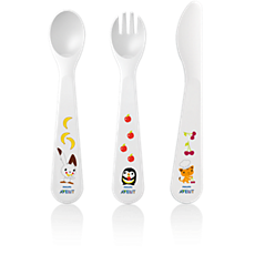SCF714/00 Philips Avent Toddler fork, spoon and knife 18m+