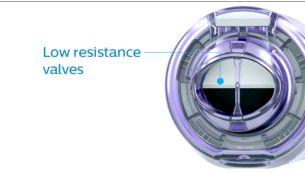 Low resistance valves let you breathe easily