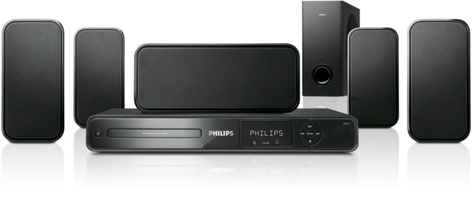 Philips dvd player home best sale theater system