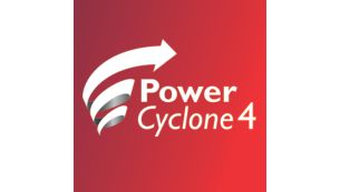 Технология PowerCyclone 4 мгновенно отделяет пыль от воздуха