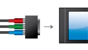 RGB on Scart single connection for high-quality video