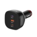 車用充電器搭配 USB-A 和 USB-C 連接埠