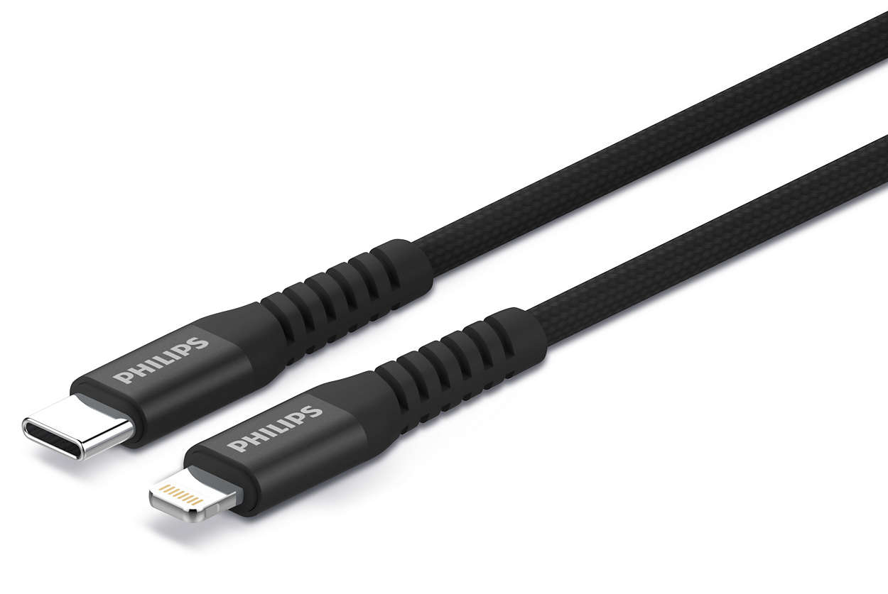 Prémiový kabel USB-C na Lightning s opletením
