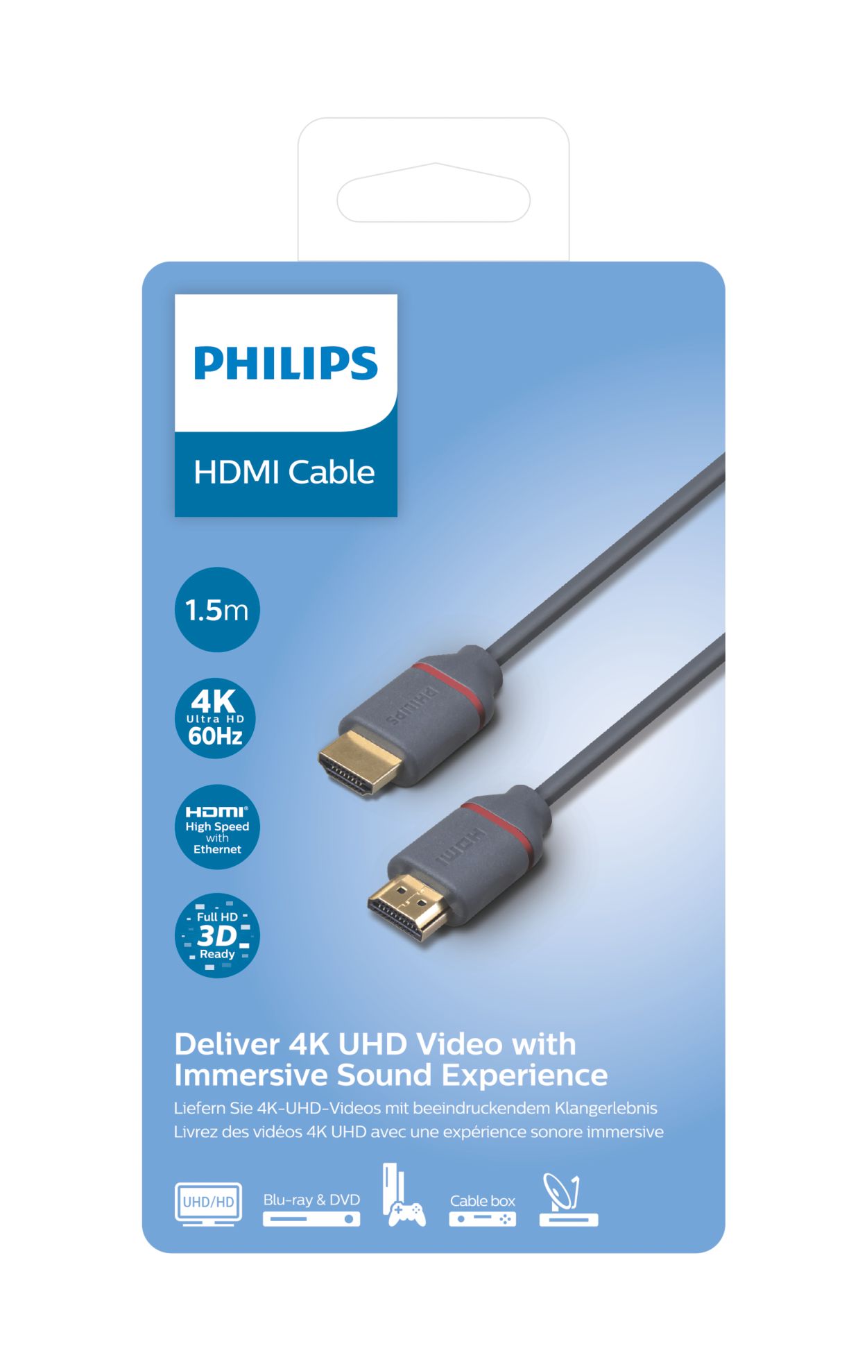 Cable hdmi best sale philips 4k