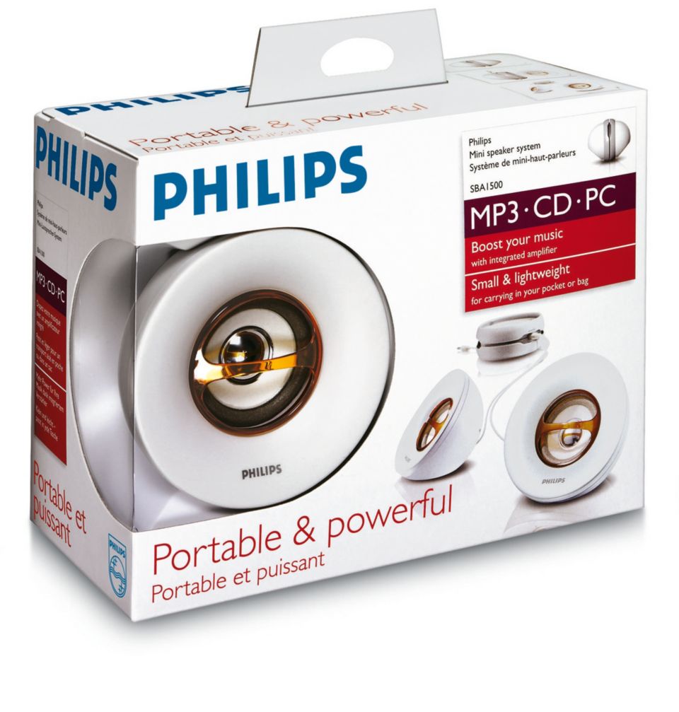 Philips portable hot sale speaker system