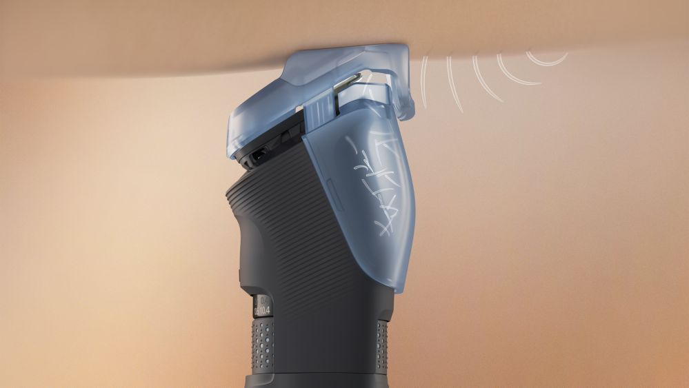 Designed to catch hair while you trim
