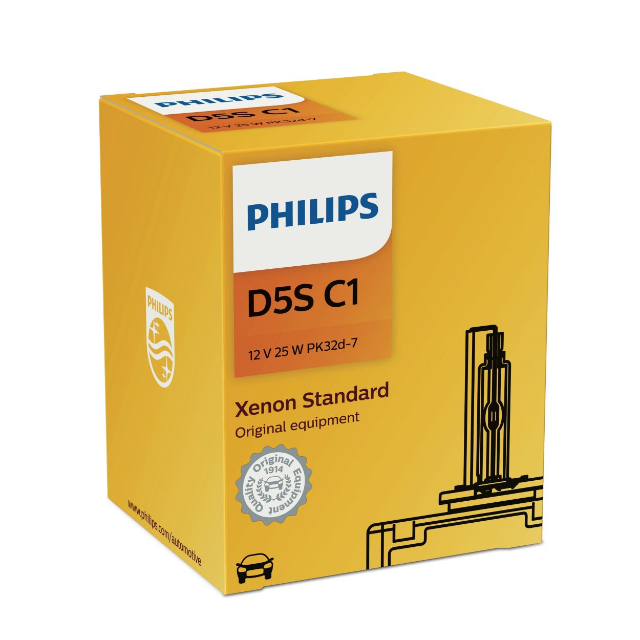 Scheinwerferlampe Xenon Philips D5S X-tremeVision Gen2 +120