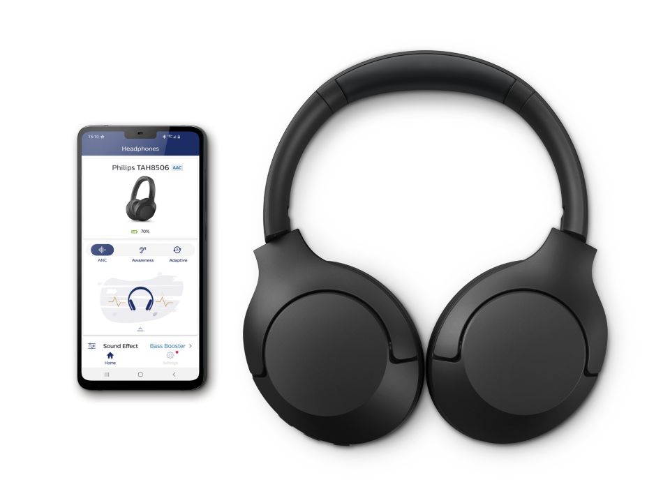 headphones | Wireless Philips TAH8506BK/00