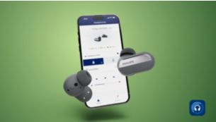 Philips Headphones-appen. Tilpass hørselsmodus med mer