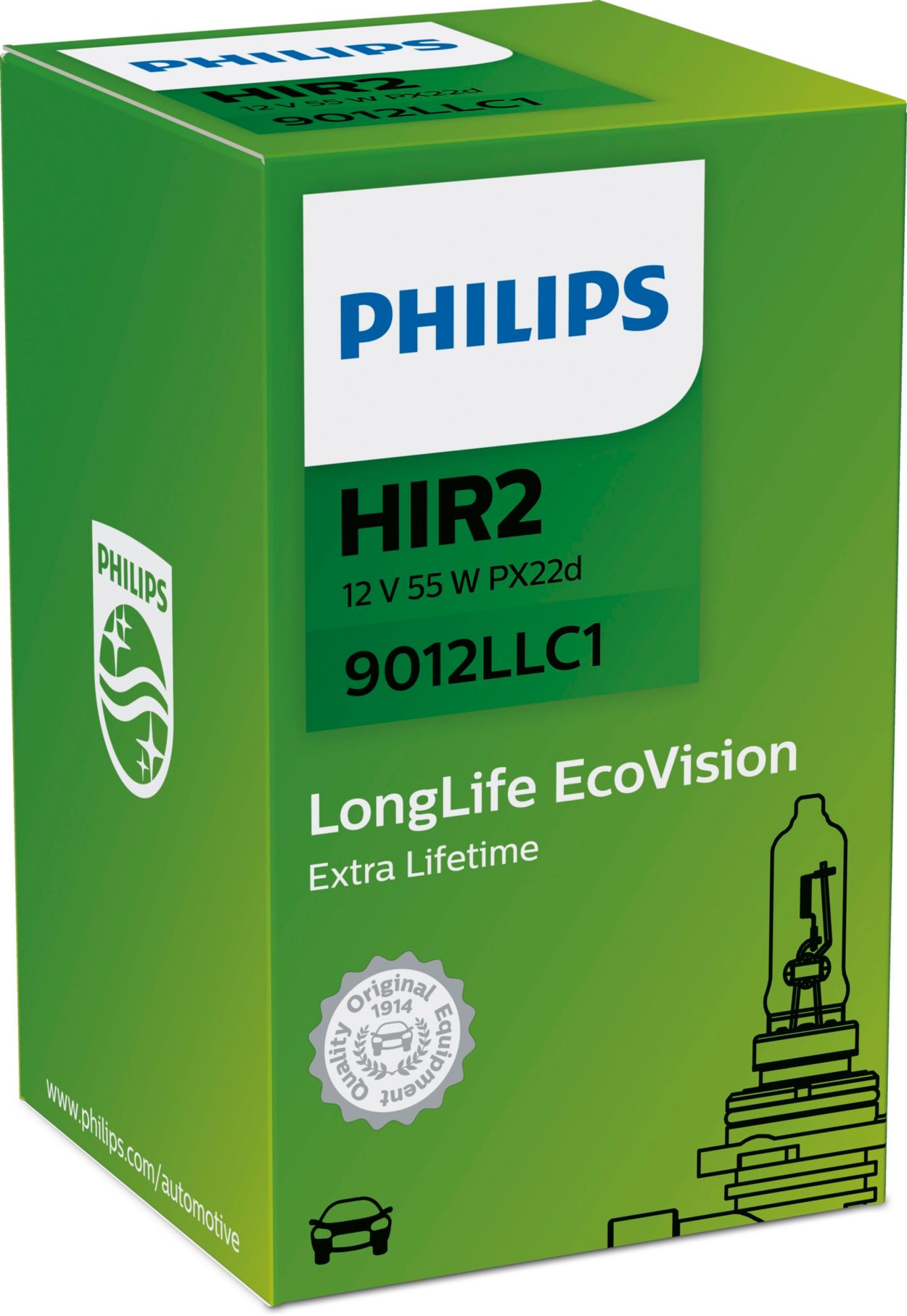 LongLife EcoVision car headlight bulb 9012LLC1