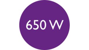 650W for beautiful results