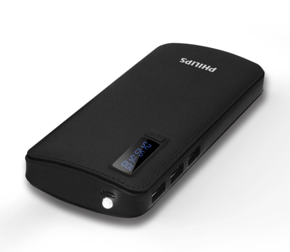 Potentes power banks com três portas USB