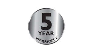 2yr warranty plus 3yrs when you register the product online