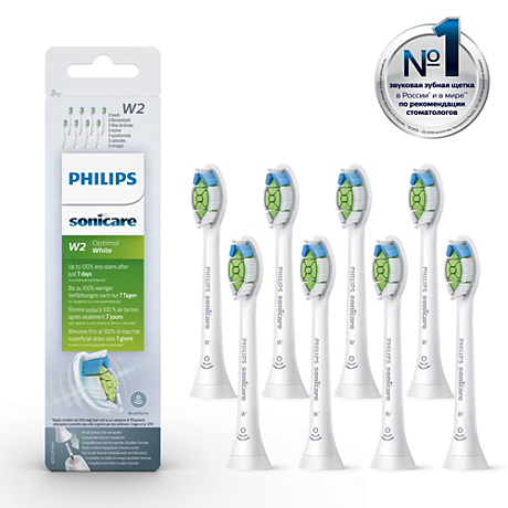 HX6068/12 Philips Sonicare W2 Optimal White Насадки для осветления зубной эмали