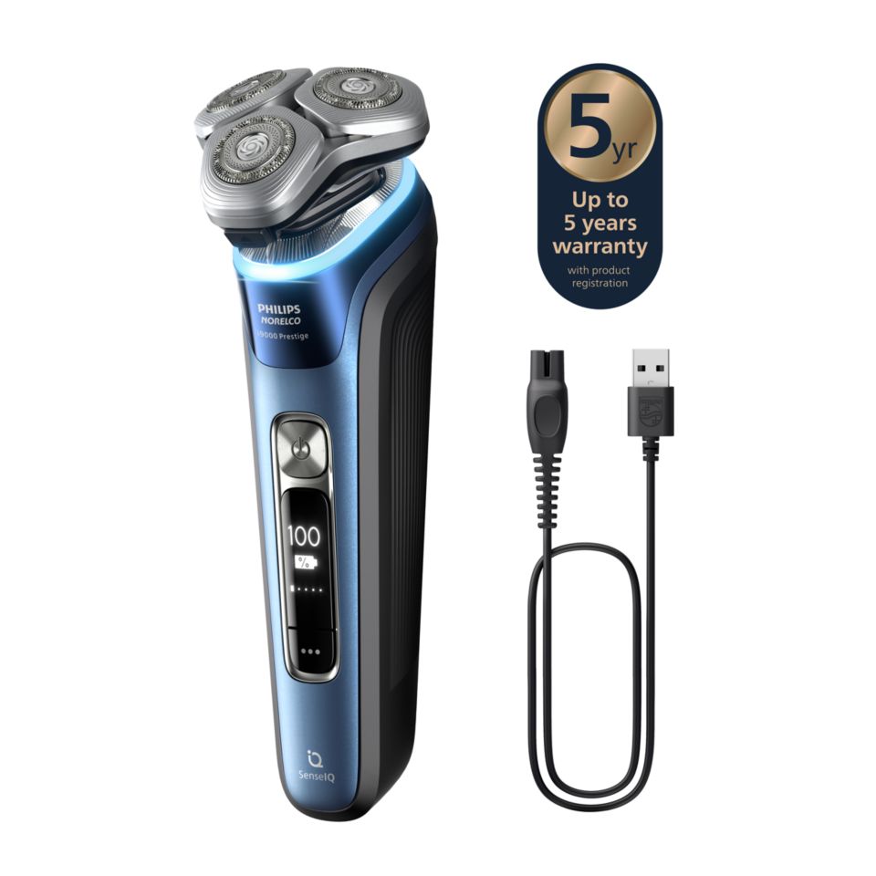 i9000 Prestige Wet&Dry Electric Shaver with SenseIQ XP9201/88
