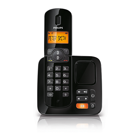 CD1861B/BE BeNear Téléphone fixe sans fil avec répondeur