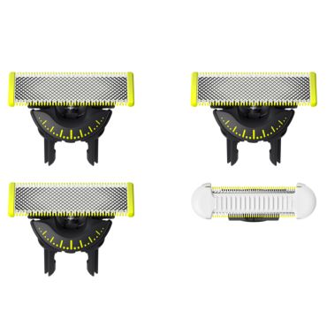 OneBlade Kombinovaná sada: 3x360 + 1x břit SkinProtect