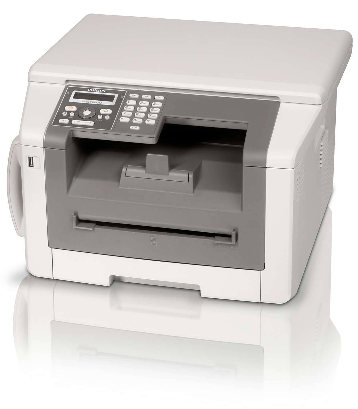 Факс, телефон, копир и принтер с двусторонней лазерной печатью